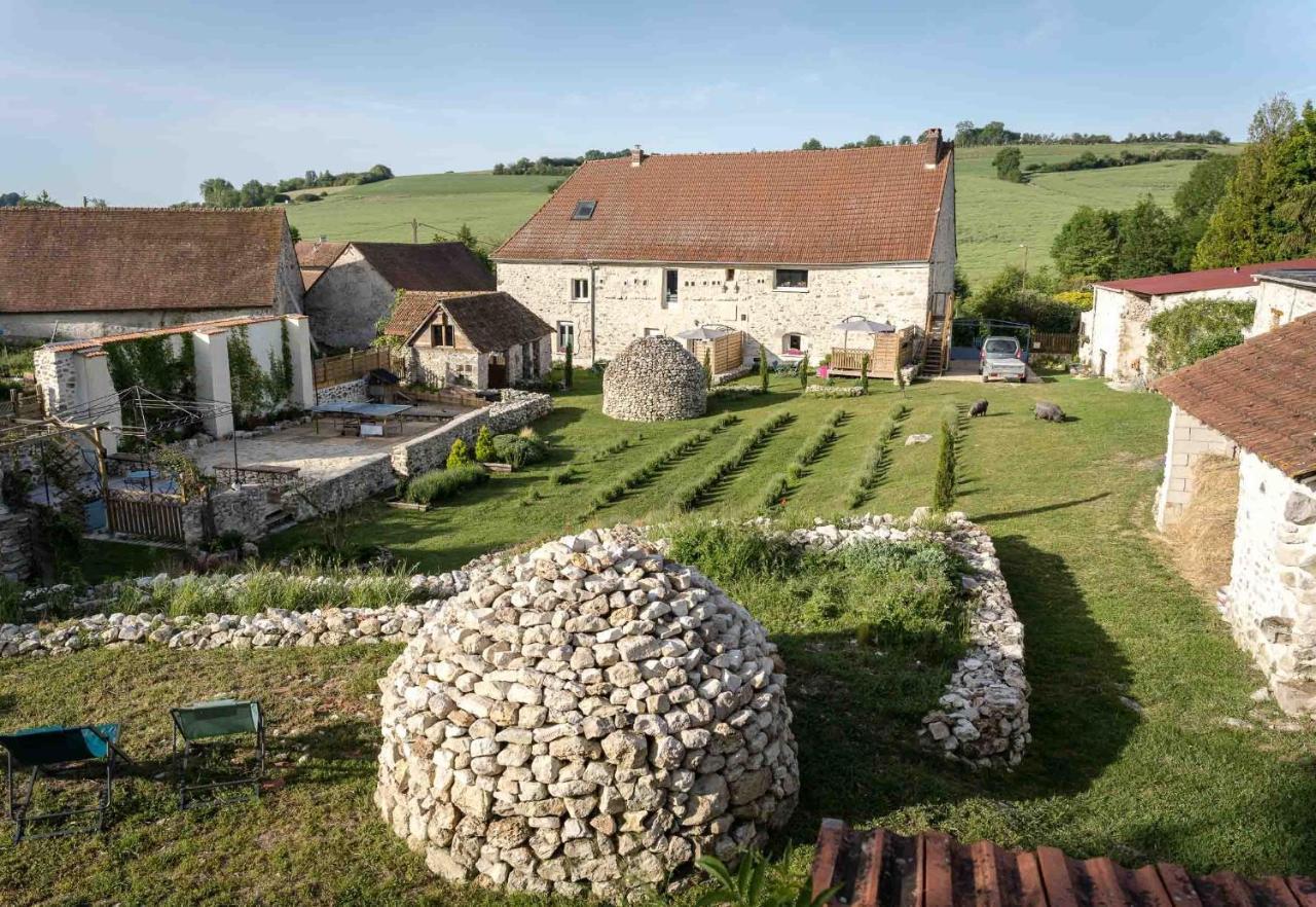 Villa Les Bories En Champagne Montlevon Esterno foto